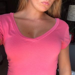 Coral v neck